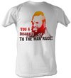 Mr. T T-Shirt Disgrace Fade A-Team Adult White Tee Shirt