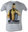 Mr. T T-Shirt - Hey Woman A-Team Adult Silver Tee Shirt