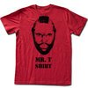 Mr. T T-shirt Mr. T Shirt Adult Red Tee Shirt