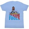 Mr. T T-shirt Stay In School Adult Light Blue Tee Shirt