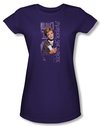 Murder She Wrote Shirt Juniors Around The Corner Purple Tee T-Shirt