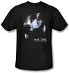 NCIS Adult T-shirt - Gibbs Ponders TV Series Adult Black Tee Shirt