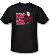 NCIS Adult T-shirt - No Bluffing Crime Drama Adult Black Tee Shirt