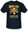 NCIS Adult T-shirt - Rule 23 TV Series Adult Navy Blue Tee Shirt