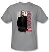 NCIS Adult T-shirt - The Boss TV Series Adult Silver Tee Shirt