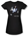 NCIS Juniors T-shirt - Gibbs Ponders Crime Drama Black Tee Shirt