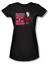 NCIS Juniors T-shirt - No Bluffing Crime Drama Black Tee Shirt