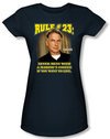 NCIS Juniors T-shirt - Rule 23 Crime Drama Series Navy Blue Tee