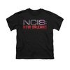 NCIS New Orleans Shirt Kids Neon Sign Black T-Shirt