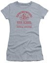 Nightmare On Elm Street Juniors Shirt Springwood High Heather Grey T-Shirt