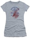 Nightmare On Elm Street Juniors Shirt Springwood High Victim Heather Grey T-Shirt