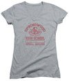 Nightmare On Elm Street Juniors V Neck Shirt Springwood High Heather Grey T-Shirt