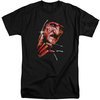 Nightmare On Elm Street Shirt Freddy&#039;s Face Tall Black T-Shirt