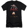 Nightmare On Elm Street Slim Fit Shirt Alternate Poster Black T-Shirt