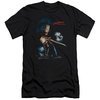 Nightmare On Elm Street Slim Fit Shirt Poster Black T-Shirt