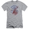 Nightmare On Elm Street Slim Fit Shirt Springwood High Victim Heather Grey T-Shirt