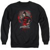 Nightmare On Elm Street Sweatshirt Springwood Slasher Adult Black Sweat Shirt