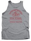 Nightmare On Elm Street Tank Top Springwood High Heather Grey Tanktop