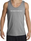 No Soup For You T-shirt - Adult Tanktop Tank Top Sport Grey