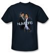 NUMB3RS Kids T-Shirt - Don &amp; Charlie Navy Blue  Tee Shirt Youth