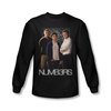 Numbers Shirt Cast Long Sleeve Black Sweatshirt