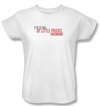 Nurse Jackie Ladies Shirt Life Is Full White T-Shirt Tee