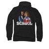 Old School Hoodie Sweatshirt Frank And Friend Black Adult Hoody Sweat Shirt