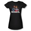 Old School Shirt Juniors Frank And Friend Black Tee T-Shirt