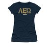 Old School Shirt Juniors Leo Navy Tee T-Shirt