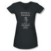 Old School Shirt Juniors V Neck Mitchapalooza 2 Charcoal Tee T-Shirt