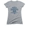 Old School Shirt Juniors V Neck Property Of Harrison Athletic HeatherTee T-Shirt