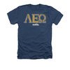 Old School Shirt Leo Adult Heather Navy Tee T-Shirt