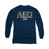 Old School Shirt Leo Long Sleeve Navy Tee T-Shirt