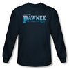 Parks And Recreation Shirt Pawnee Long Sleeve Navy Tee T-Shirt