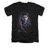 Penny Dreadful Shirt Slim Fit V-Neck Ethan Black T-Shirt