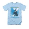 Polar Express Shirt Big Train Adult Light Blue Tee T-Shirt