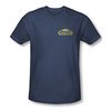 Polar Express Shirt Conductor Adult Heather Navy Blue Tee T-Shirt