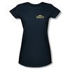 Polar Express Shirt Juniors Conductor Navy Blue Tee T-Shirt