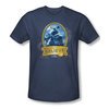 Polar Express Shirt True Believer Adult Heather Navy Blue Tee T-Shirt