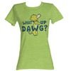 Popeye Juniors Shirt Watup Dawg Heather T-Shirt Tee