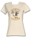 Popeye Juniors T shirt Eat More Carbs Dirty White Tee Shirt