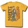 Popeye Shirt Gas Pump Gold T-Shirt