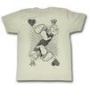 Popeye Shirt King Of Hearts Off White T-Shirt