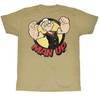 Popeye Shirt Man Up Sand T-Shirt