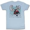 Popeye Shirt Old Photo Light Blue T-Shirt