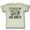 Popeye Shirt Settle It Like Adults Off White T-Shirt