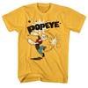 Popeye Shirt Swinging Gold T-Shirt