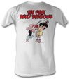 Popeye T-shirt First Bully Beatdown Adult White Tee Shirt