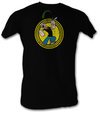 Popeye T shirt Spinach Circle The Sailorman Adult Black Tee Shirt