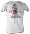 Popeye T-shirt The Sailorman Playa Adult Light Blue Tee Shirt